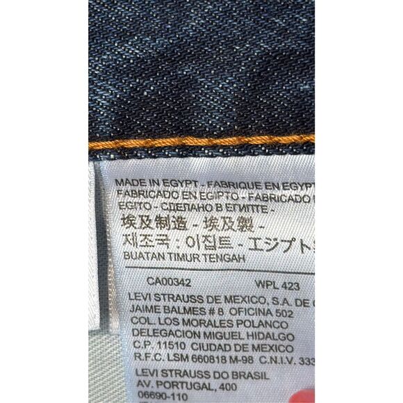 Levi’s 505 Men’s Regular Fit Straight Leg Jeans 34/30 NWT - Picture 7 of 10